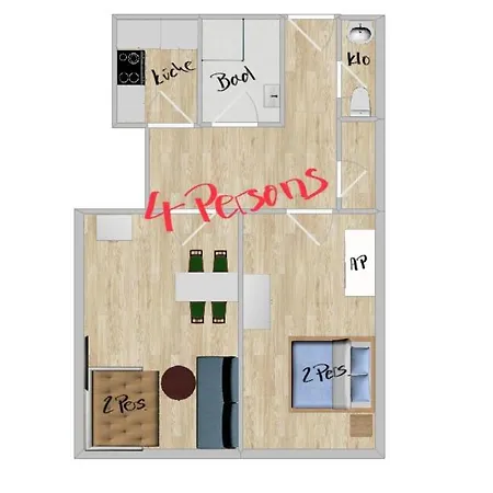 Hyggepartment 2 Zentrum 에를랑겐