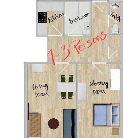 Hyggepartment 2 Zentrum Apartment *